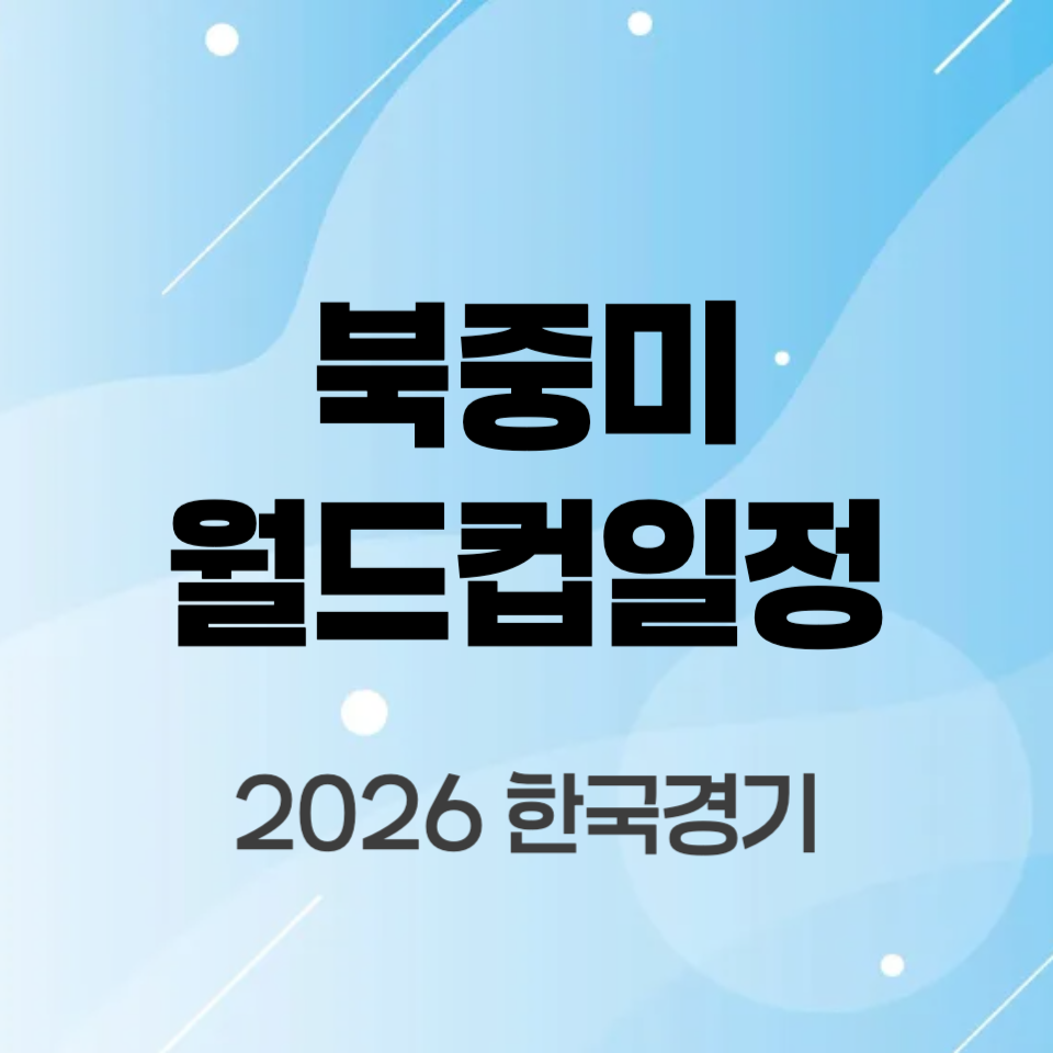 월드컵-일정